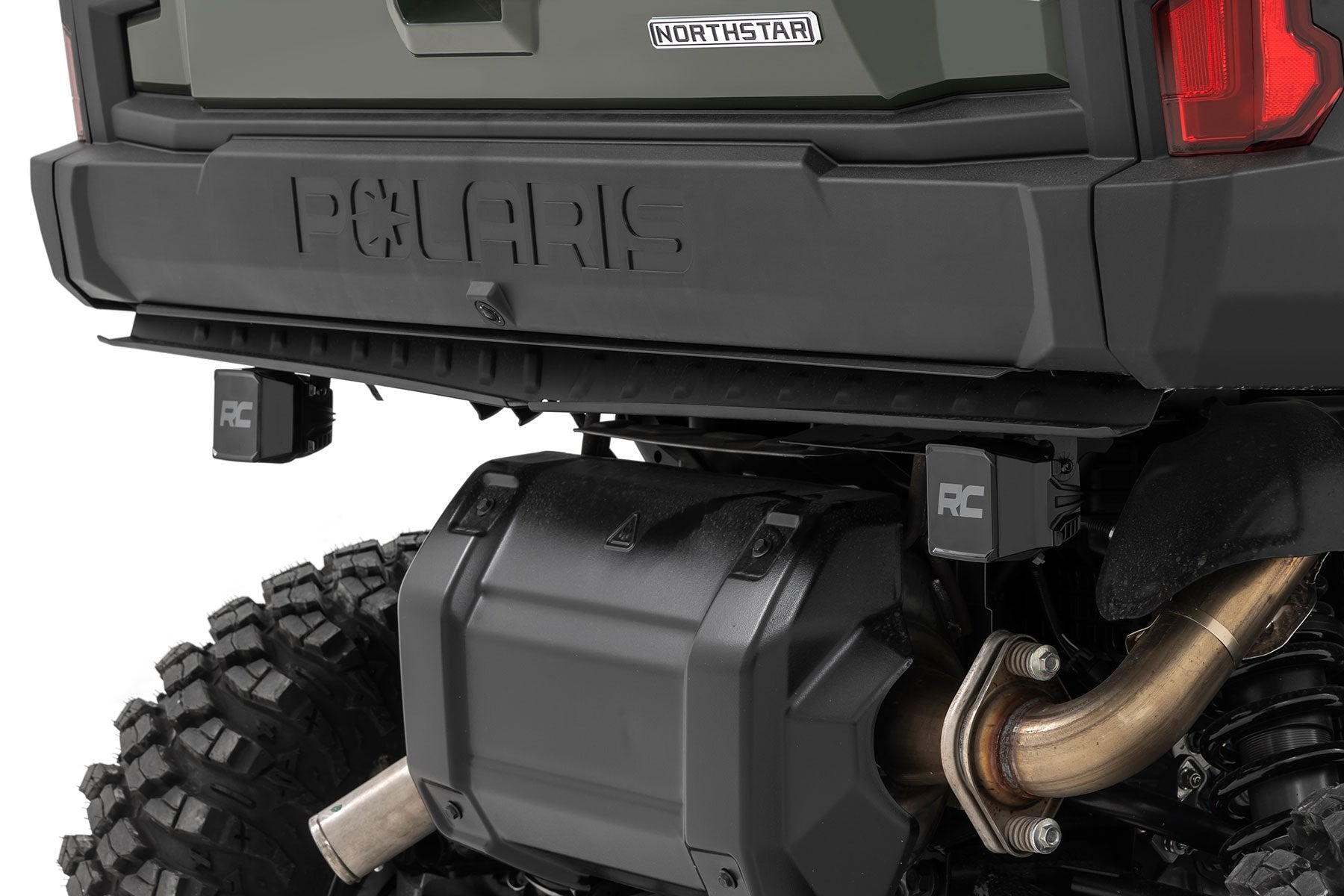 LED Light | Under Bed Mount | 3" Chrome Pair | Wide Angle | Polaris XPEDITION ADV 5 